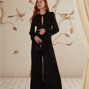 FARM Rio Black Jumpsuit